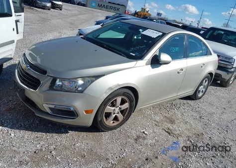 2015 Chevrolet Cruze 1Lt Auto из США, поврежденный, VIN 1G1PC5SB0F7292971